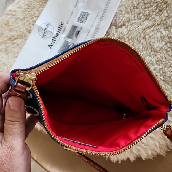 NWOT Dooney & Bourke Indianapolis Colts Foldover Crossbody Bag 🐎💙 - Picture 10 of 14